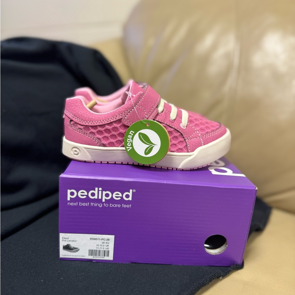 Pediped Pink Quilted Sneakers for Everyday Comfort